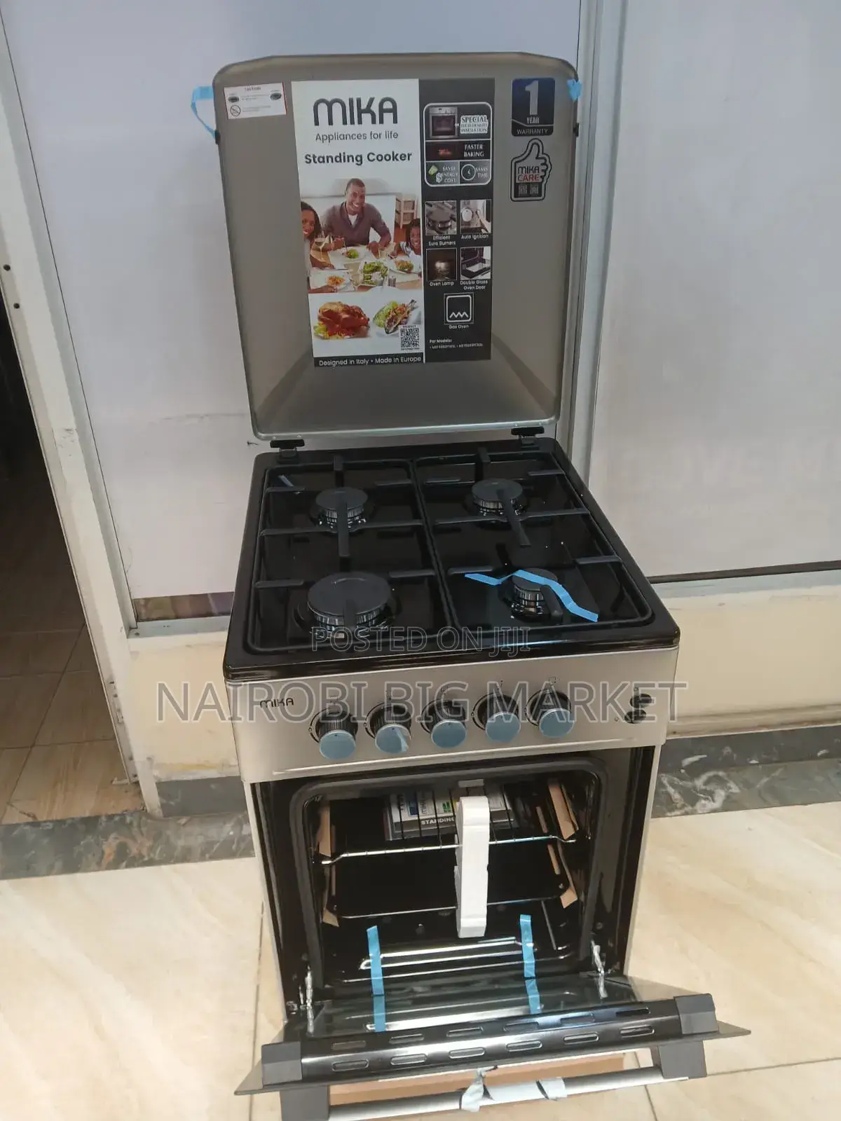 Mika Full Gas Standing Cooker 50 by 60