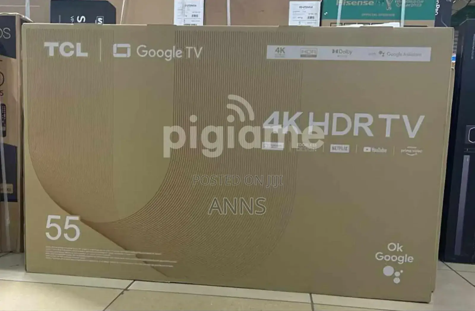 TCL 55" HDR-T Smart Google Television
