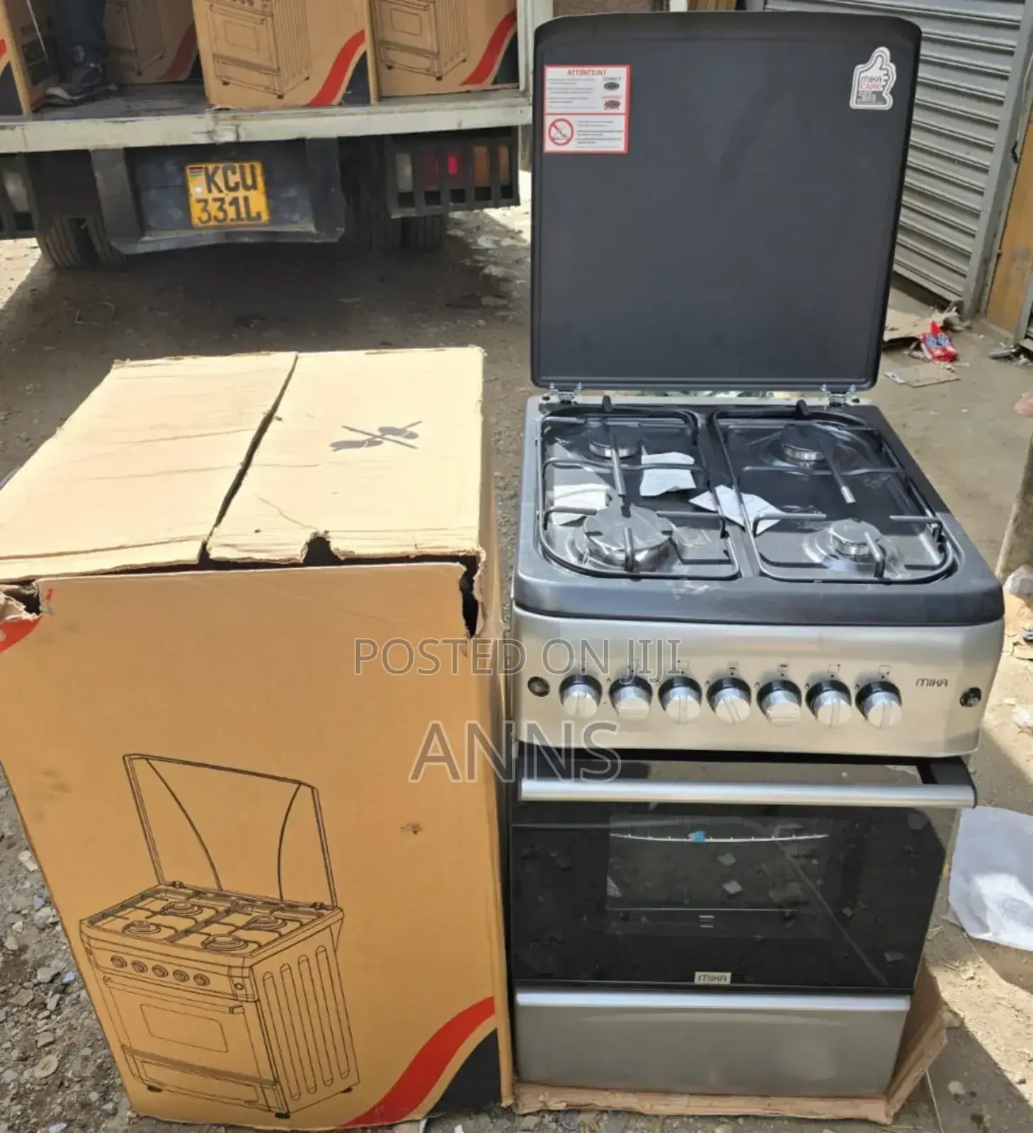50*55 Mika Full Gas Standing Cooker