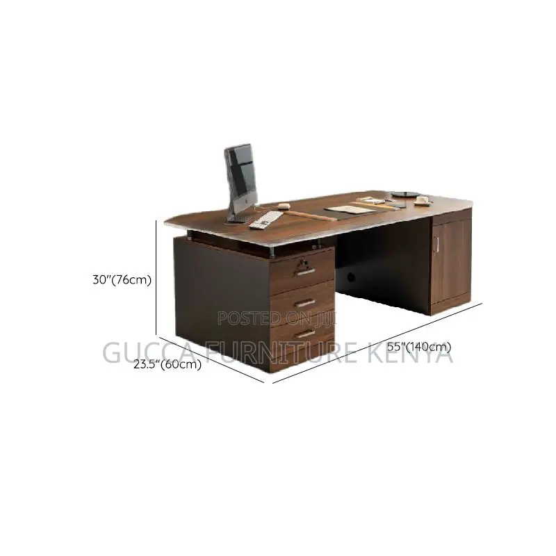 Office Tables:1.4 Meters Modern Wooden Study Computer Desk