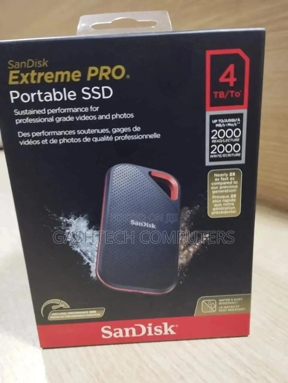 Sandisk E61 Extreme Portable External SSD V2 4tb