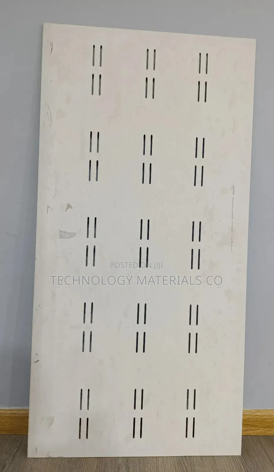 Double-Slot Fiber Cement Soffit Vent Boards,4*600*1200mm