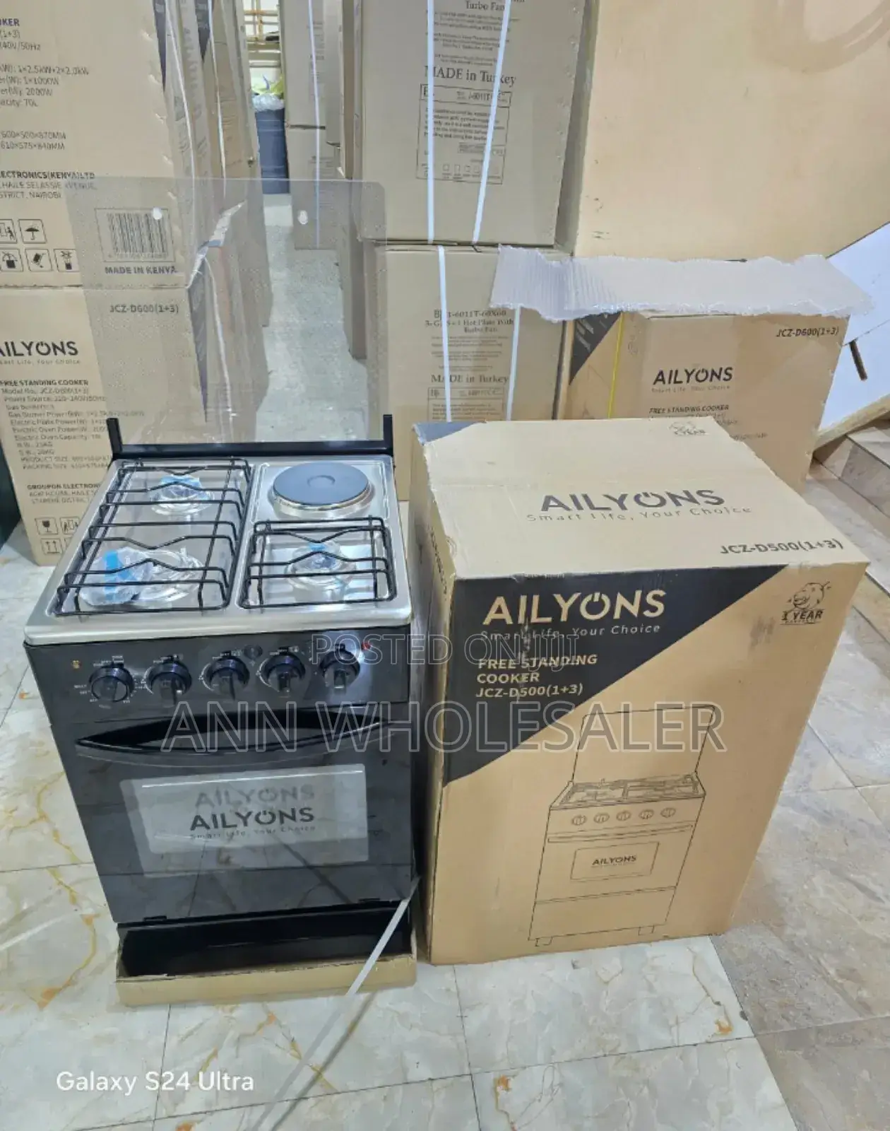 Ailyons 3+1 Standing Cooker 50 by 55