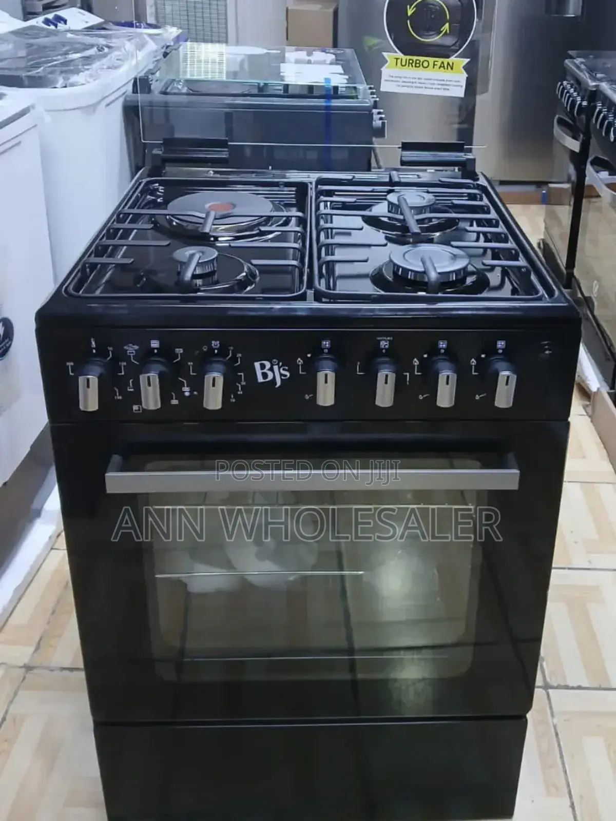 Black BJS 60*60 Free Gas Standing Cooker BJ/6
