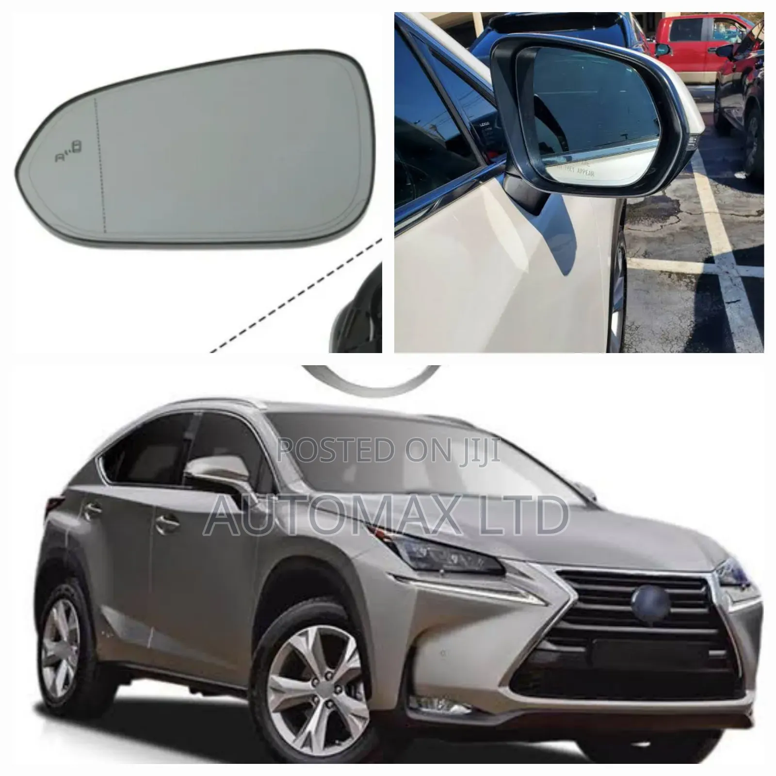 Side Mirror Lens for Lexus Nx200t 300 300h Rx350 350l 450