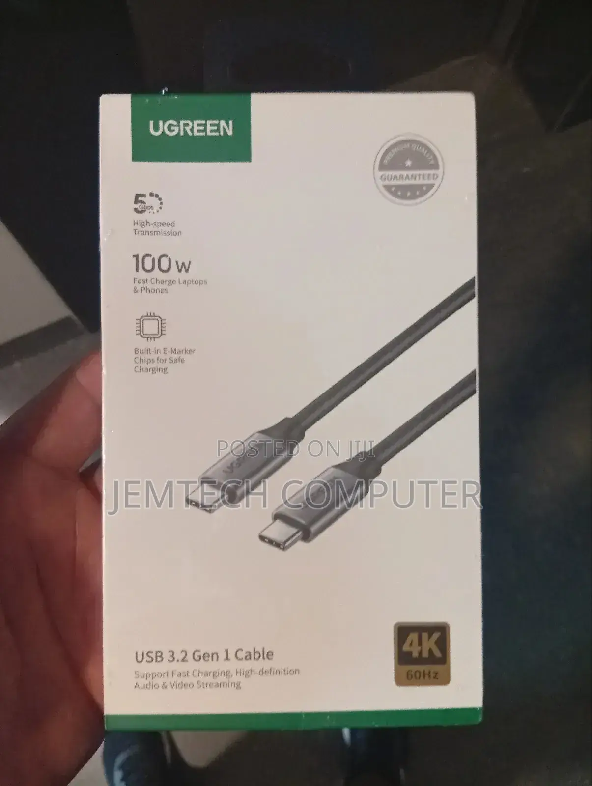 UGREEN USB 3.1 Type C Male to Type C Male Cable 1.5m