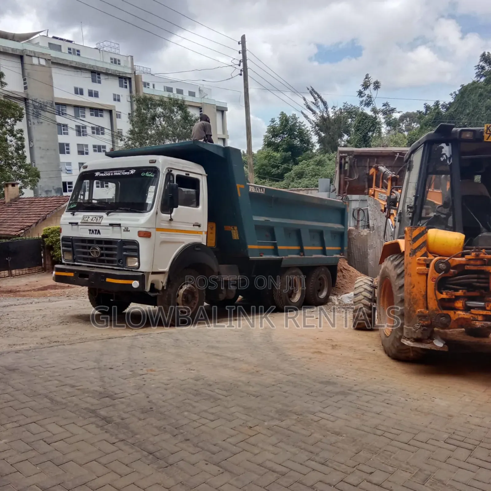 18ton Tippers for Hire Tata, Ashok and Faw