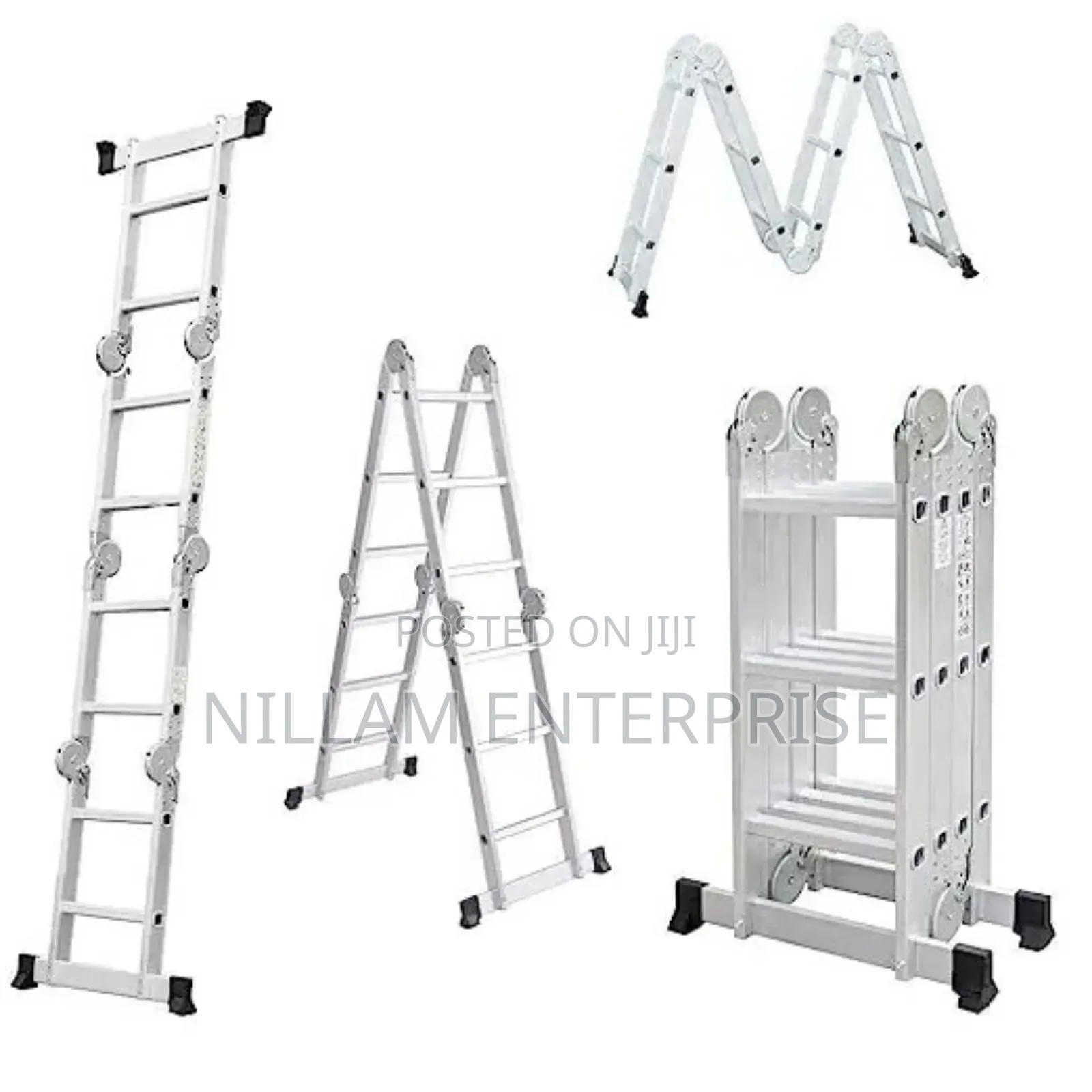 Foldable 4 X 3 Aluminium Ladder