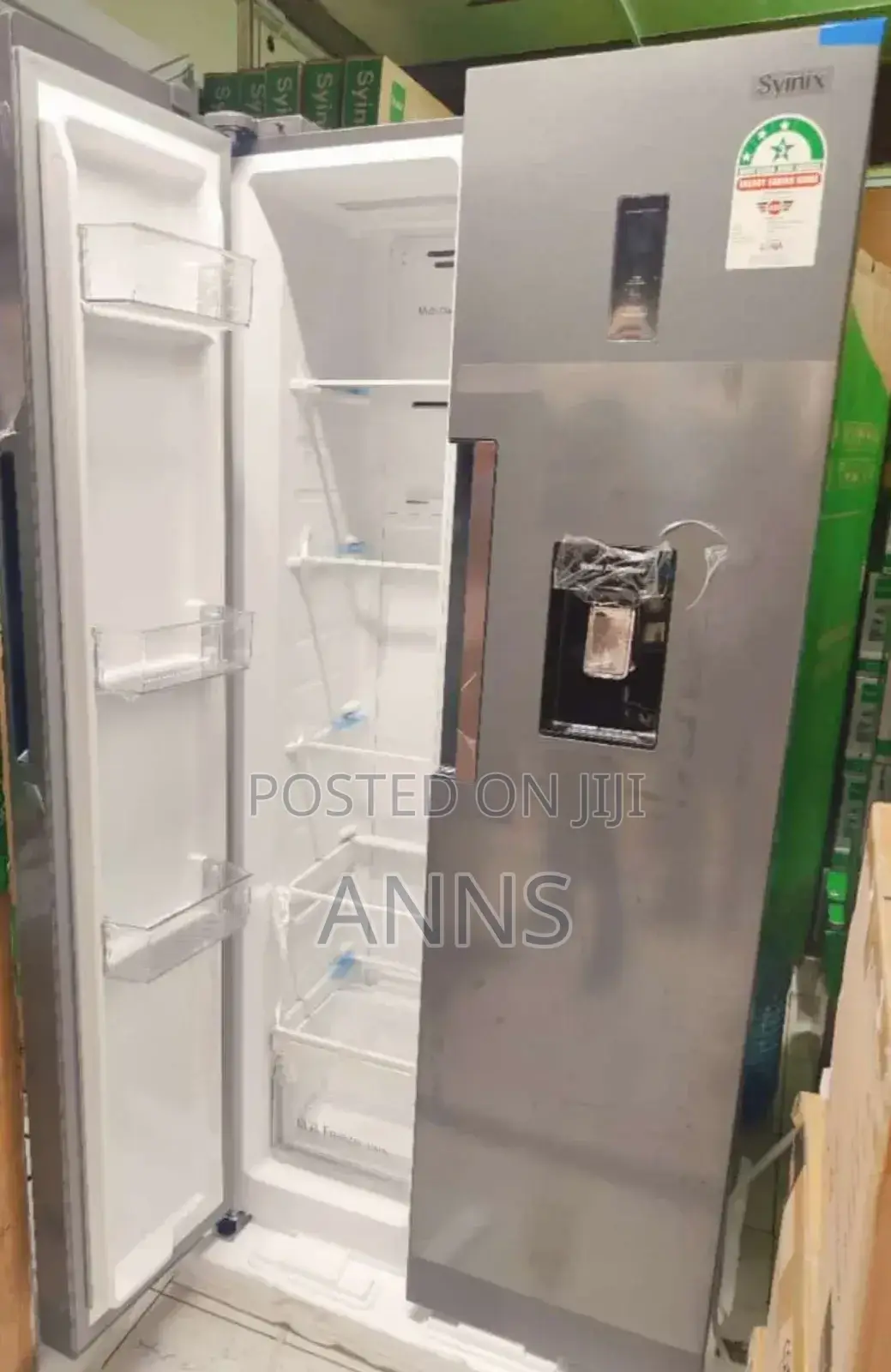 Syinix Side by Side Refrigerator With Dispenser