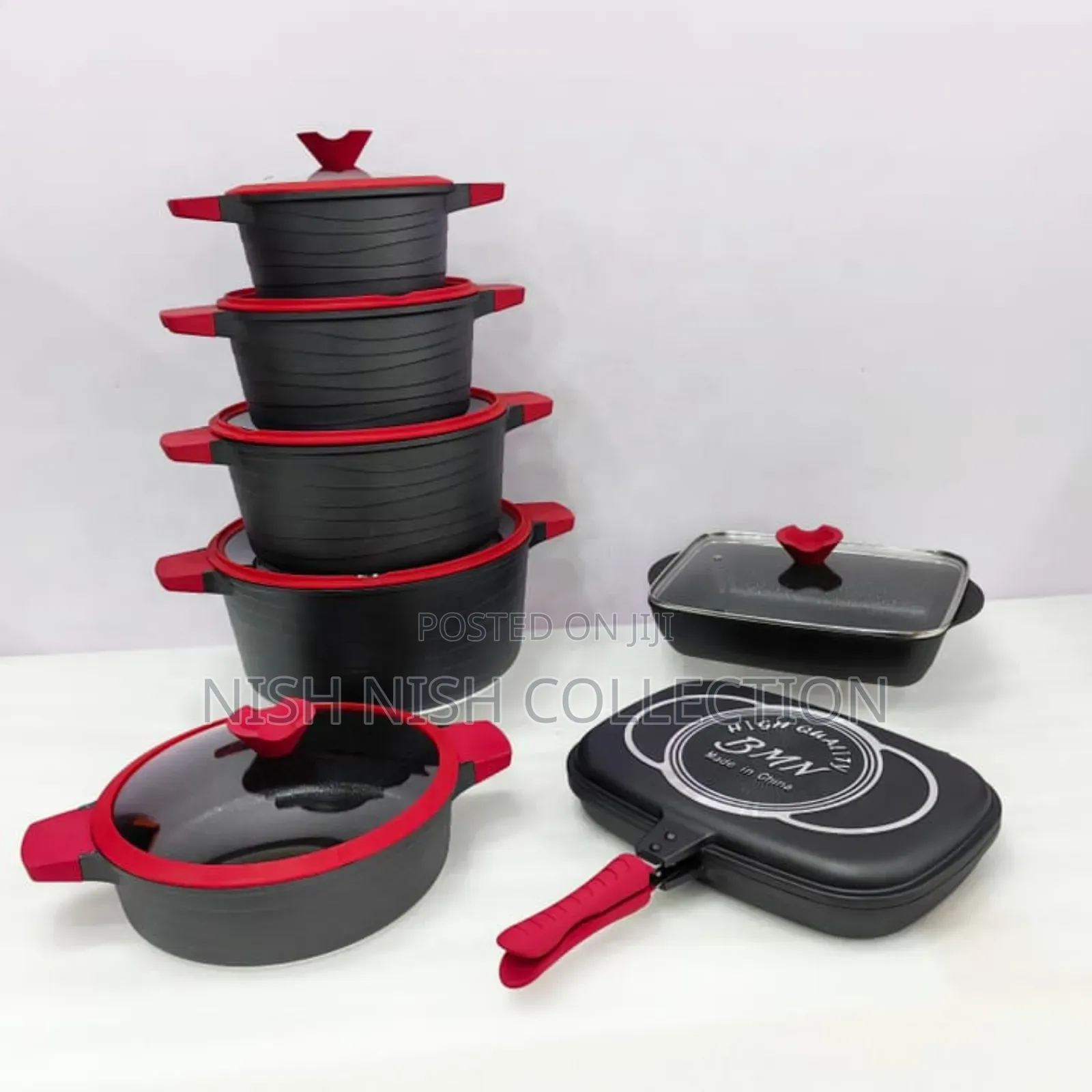 *14pcs BMN Granite Cookware Set With a Grillpan