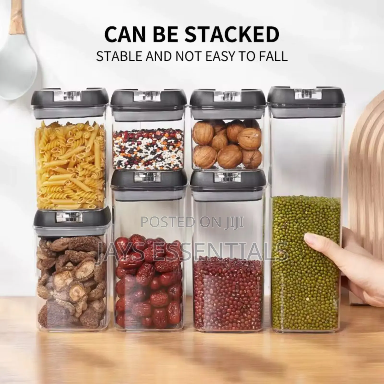 7pc Acrylic Storage Jars