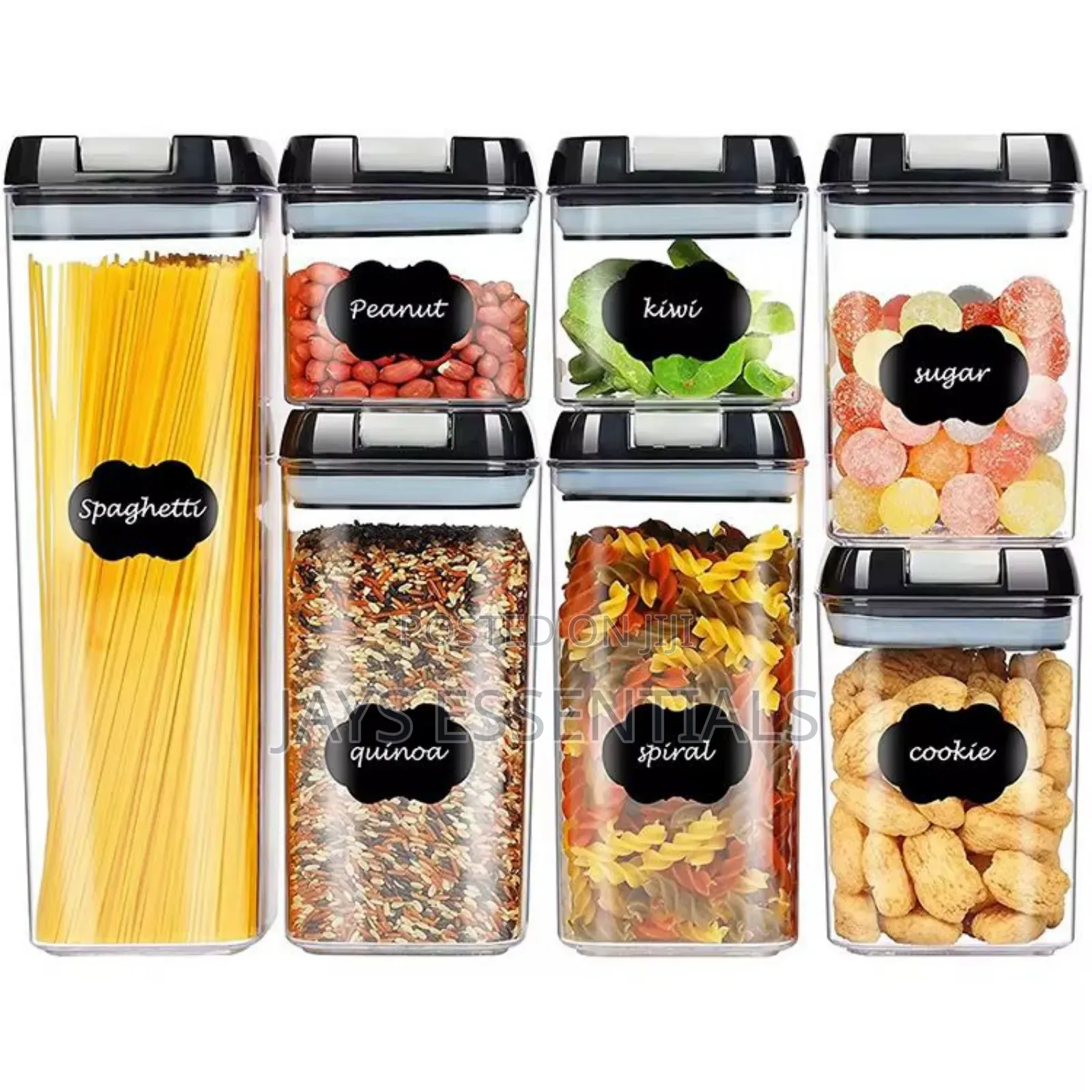 7pc Acrylic Storage Jars