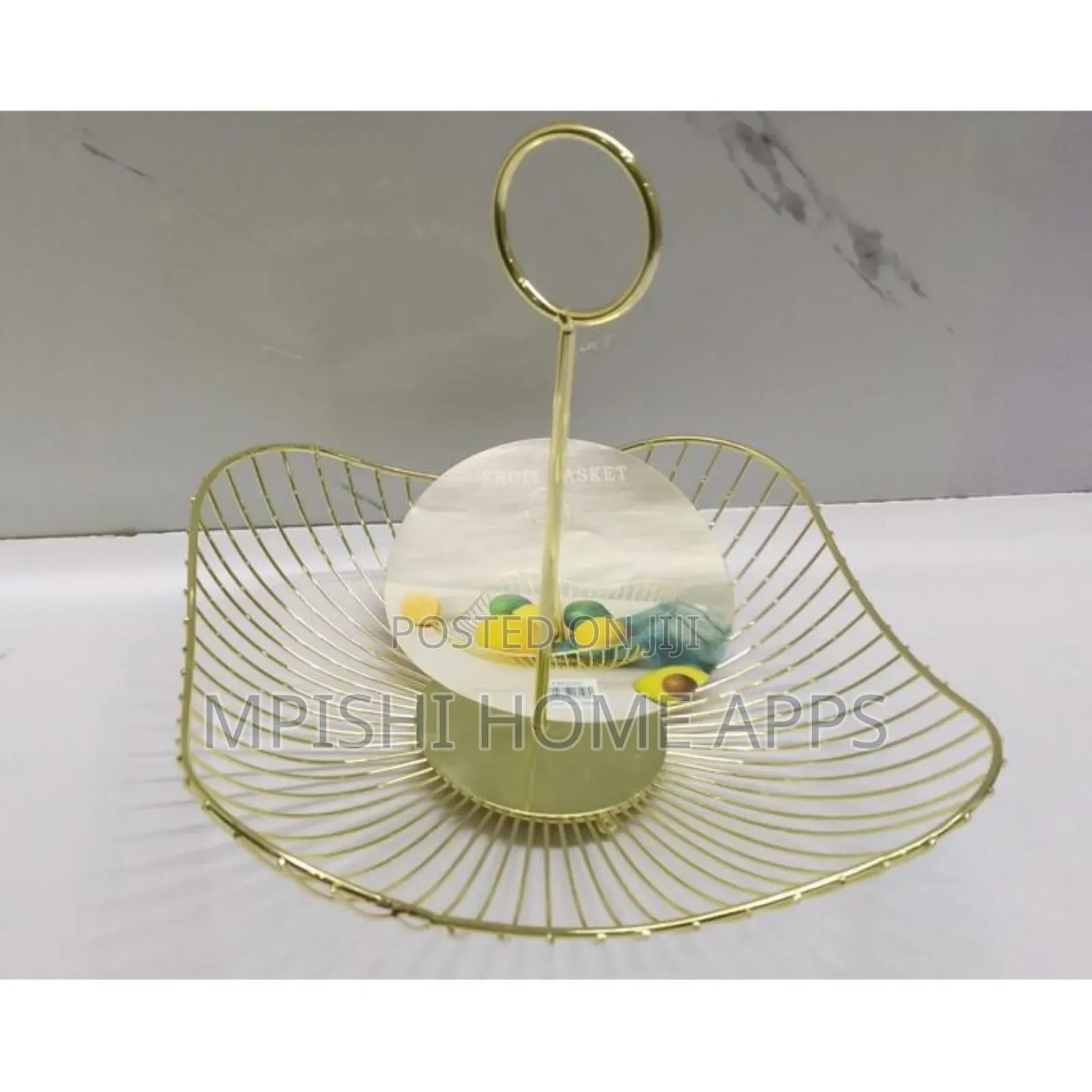 Detachable Metallic Mesh Fruits Basket