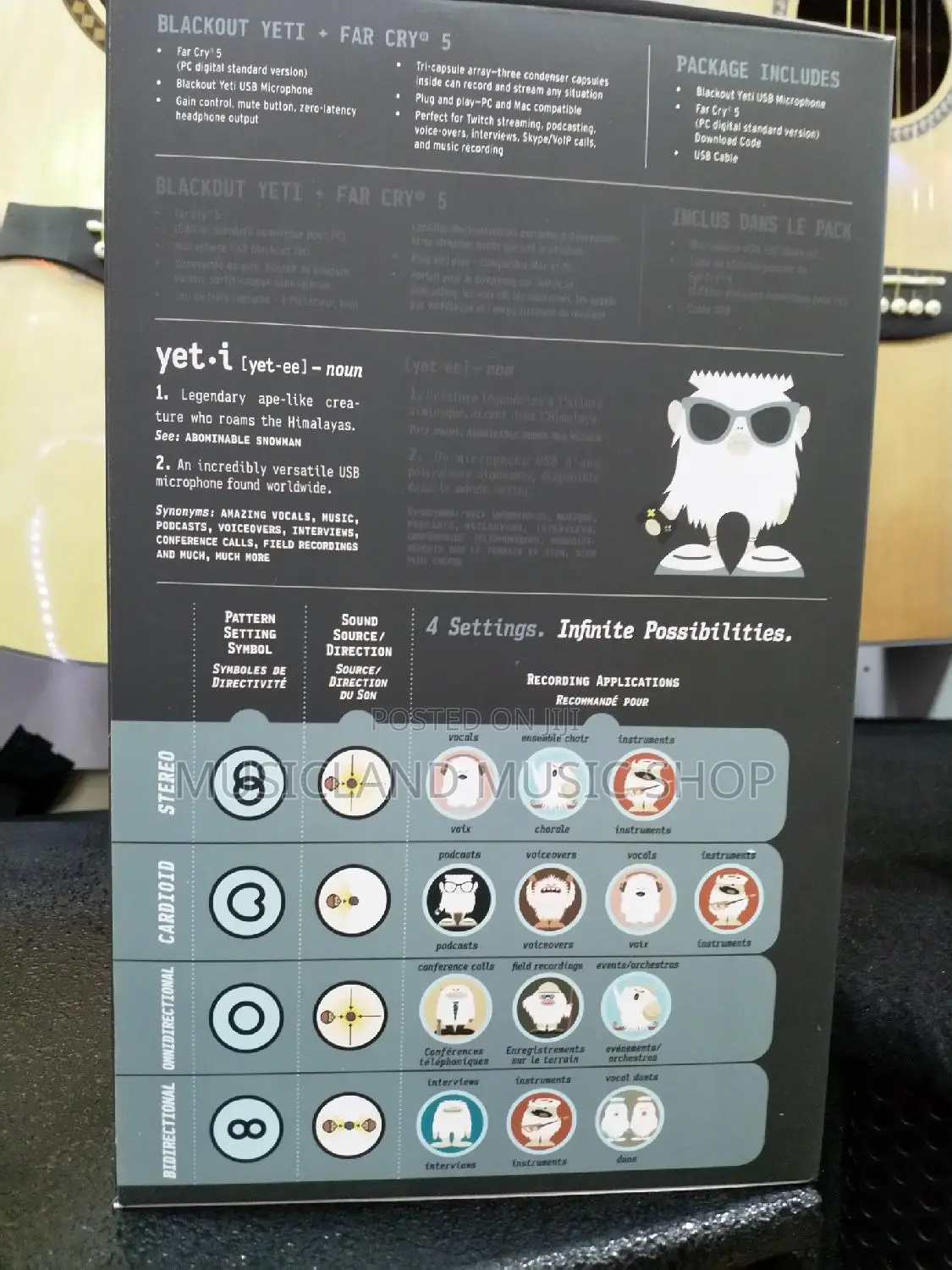 Blue Yeti USB Mic For Recording And Streaming On PC And Mac,