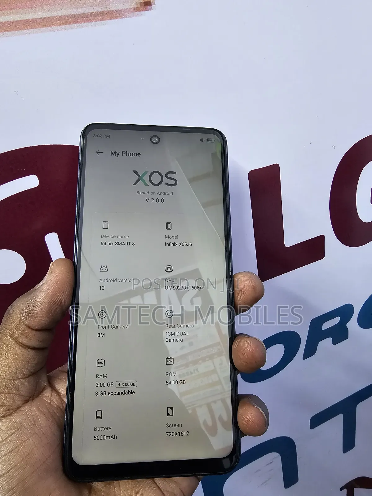 Infinix Smart 8 64 GB Gray