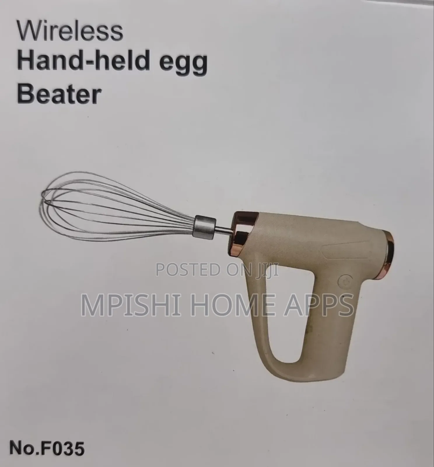 Rechargeable Wireless Hand Held Egg Beater