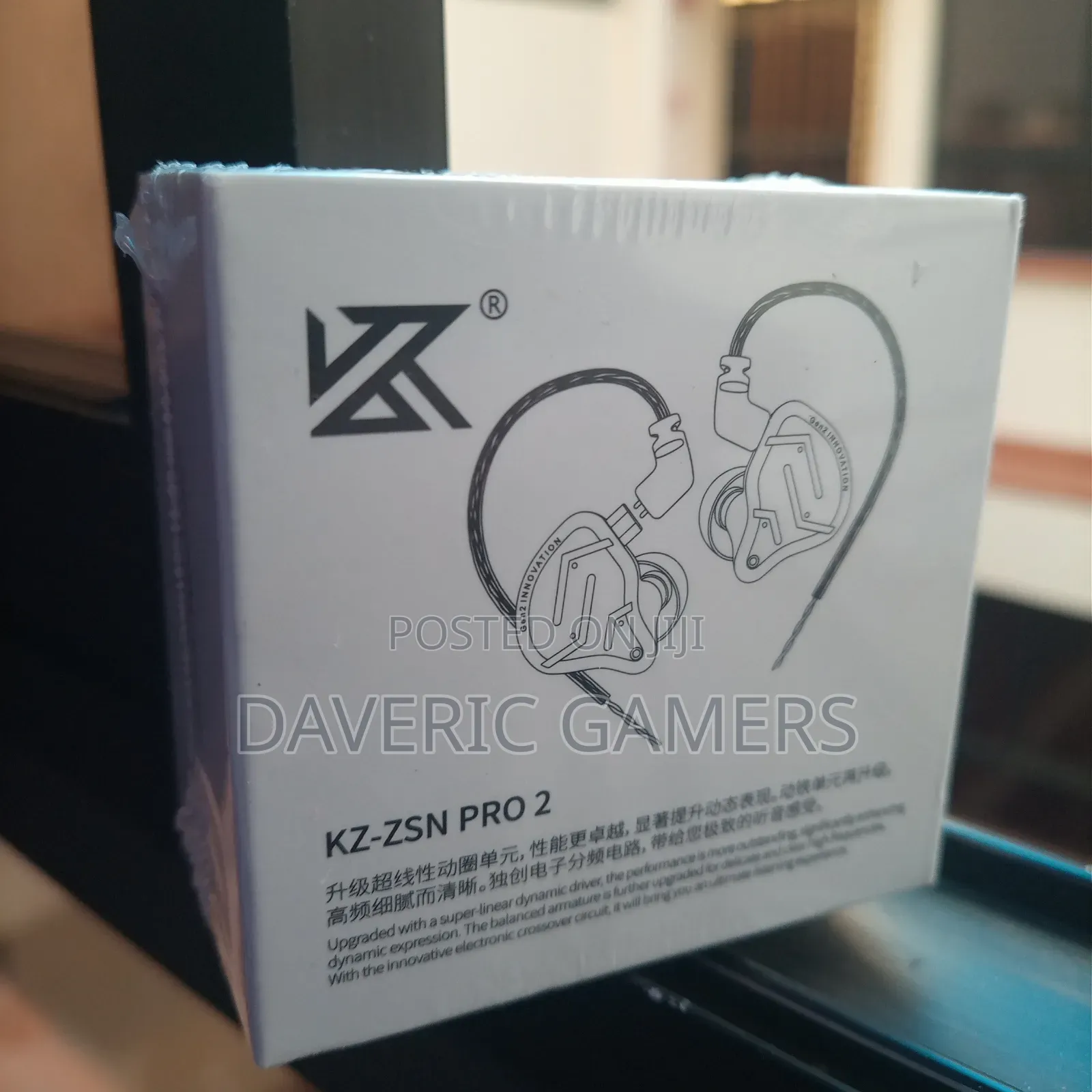 Kz Zsn Pro 2 Iem, 1ba+1dd Hybrid Drivers Bass Stereo Sound