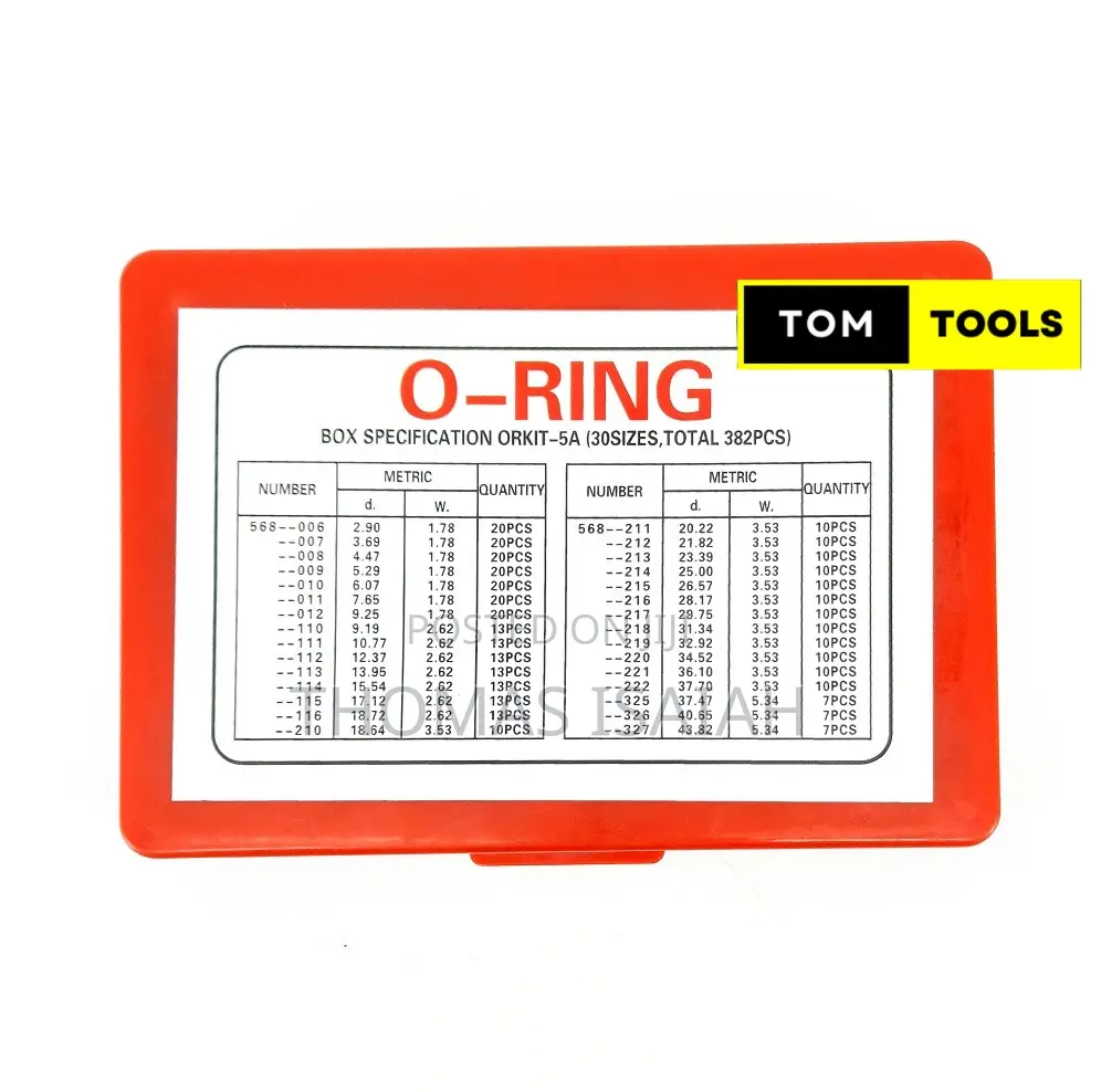 30 Sizes 382PCS O Ring O-Ring Kit ORKIT-5A