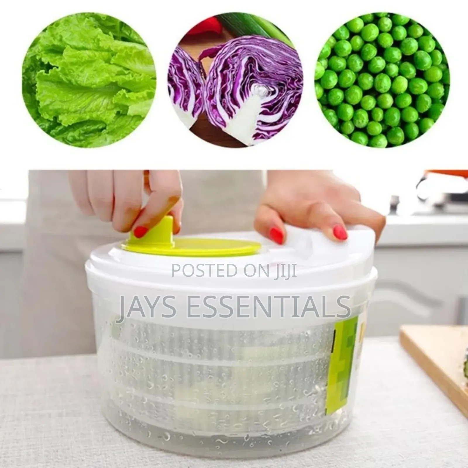 3L Manual Salad Spinner