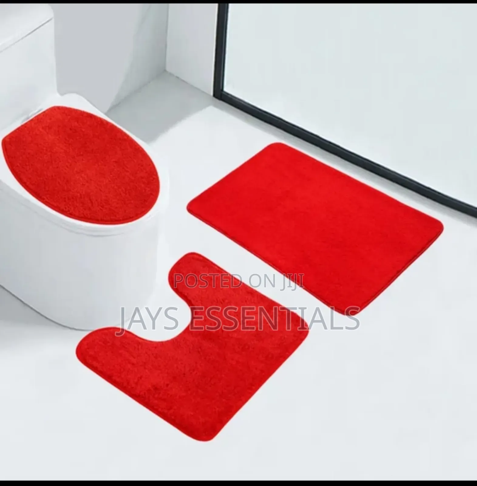 3pc Non Slip Bathroom Mats