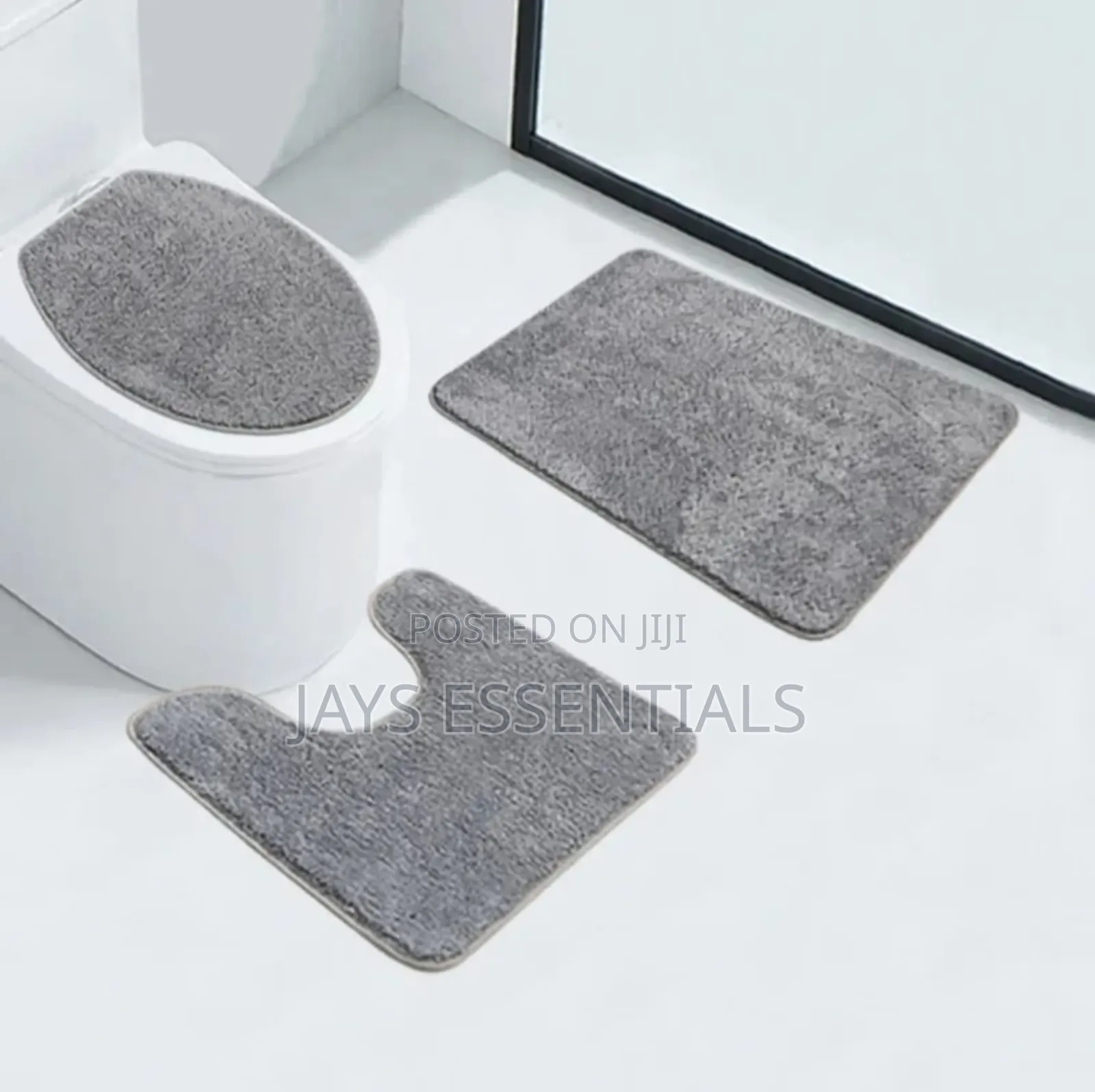 3pc Non Slip Bathroom Mats