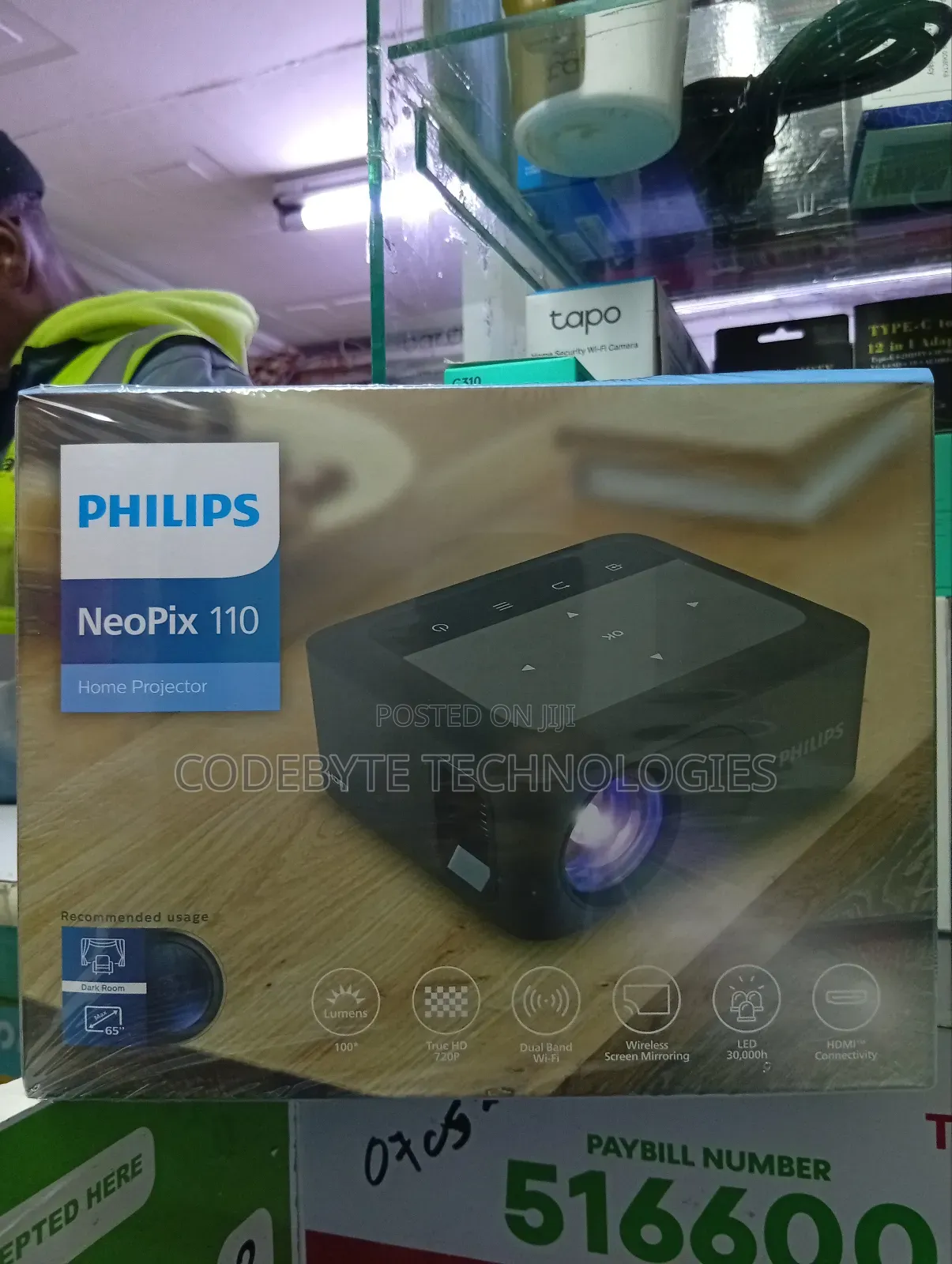 Philips Neopix 110 HD Home Projector NPX110/INT