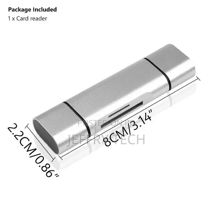 SD Card Reader 3 in 1 USB 3.0/Micro USB/Type C