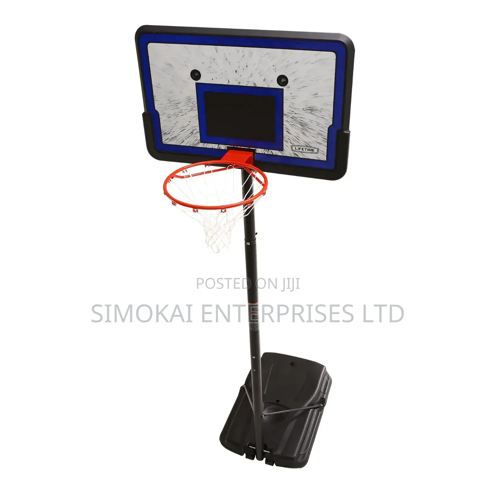 44 Inch Impact Portable Adjustable Basketball Hoop