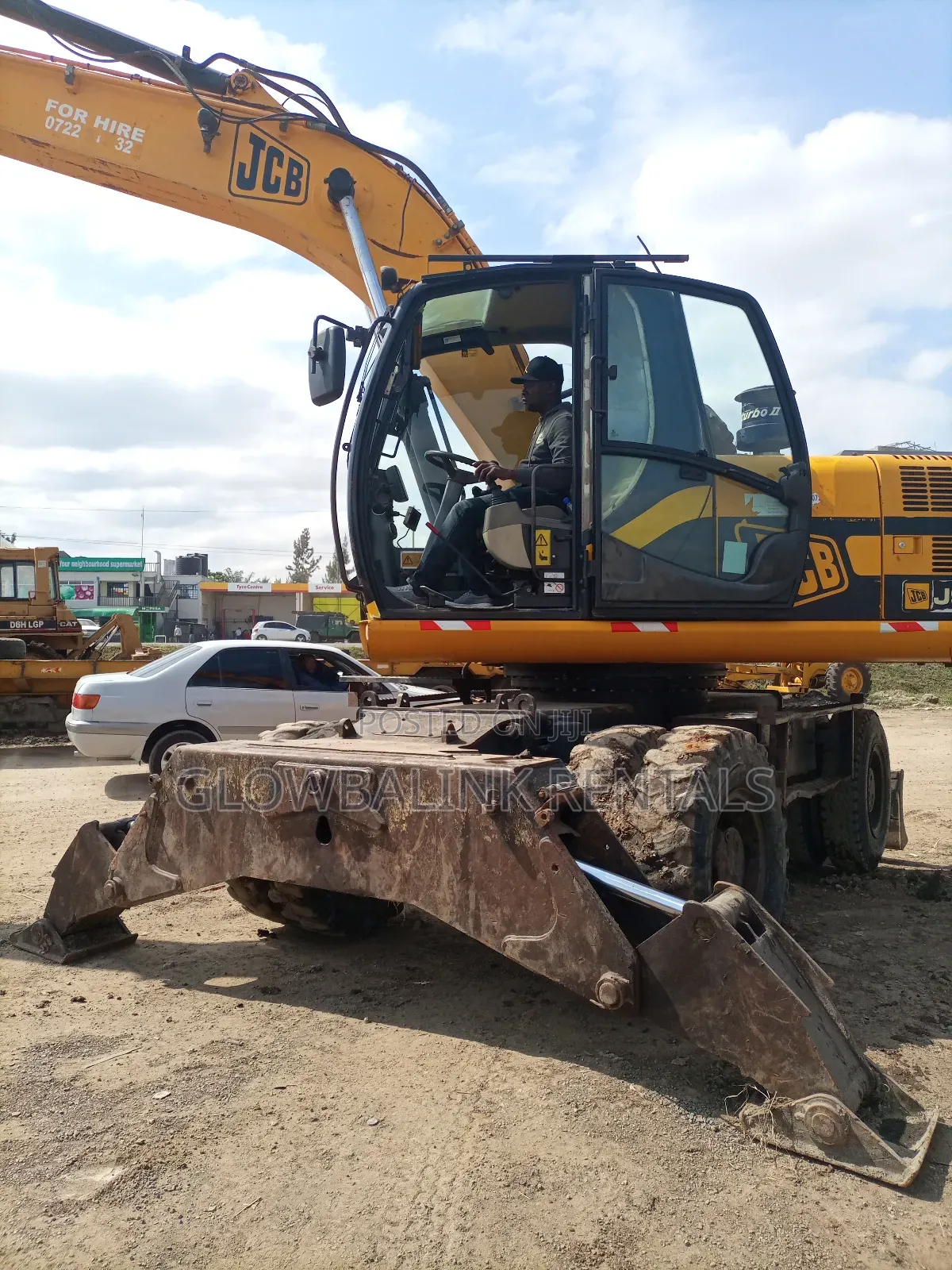 Wheeled Excavator for Hire