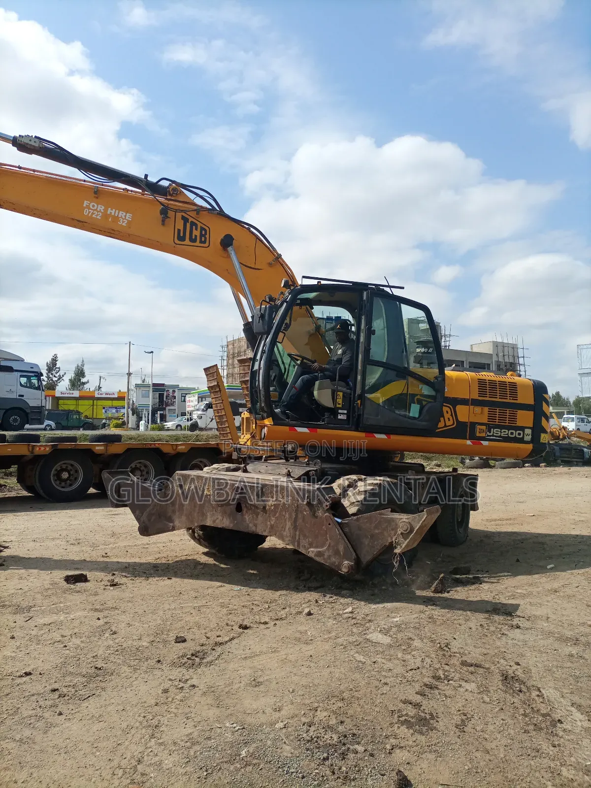 Wheeled Excavator for Hire