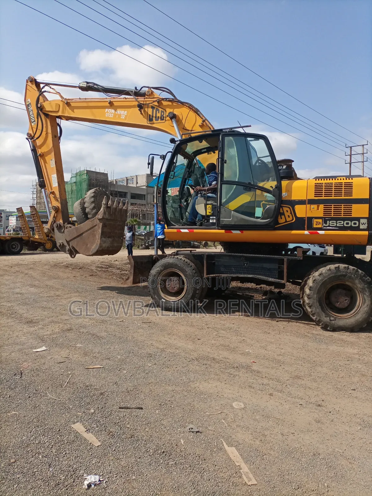 Wheeled Excavator for Hire