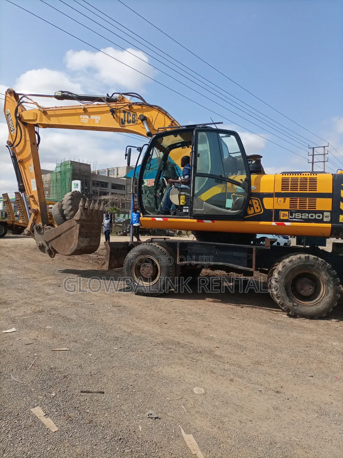 Wheeled Excavator for Hire