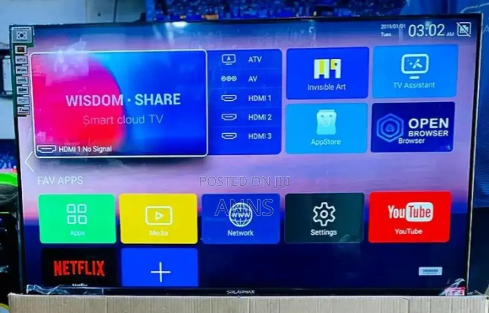 Solamax New Model 43" Smart Tv~ Best