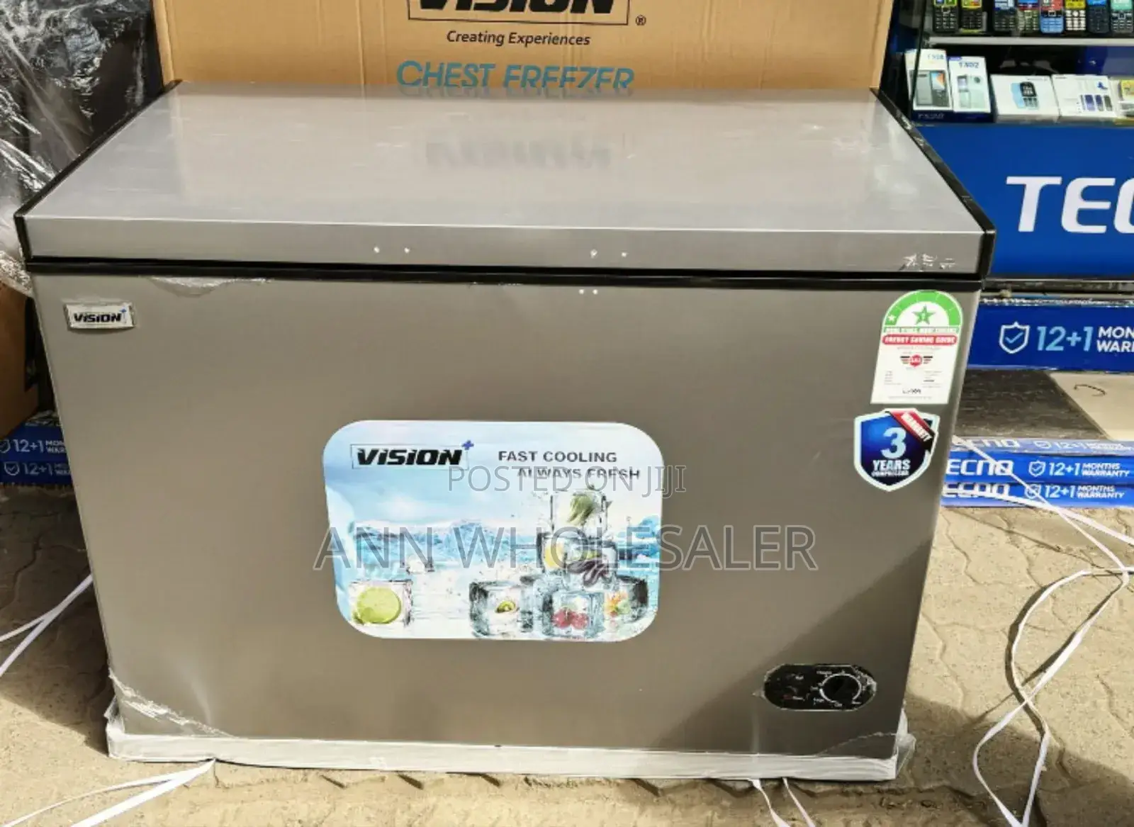 Vision Chest Freezer 300L Model Vc-300 L
