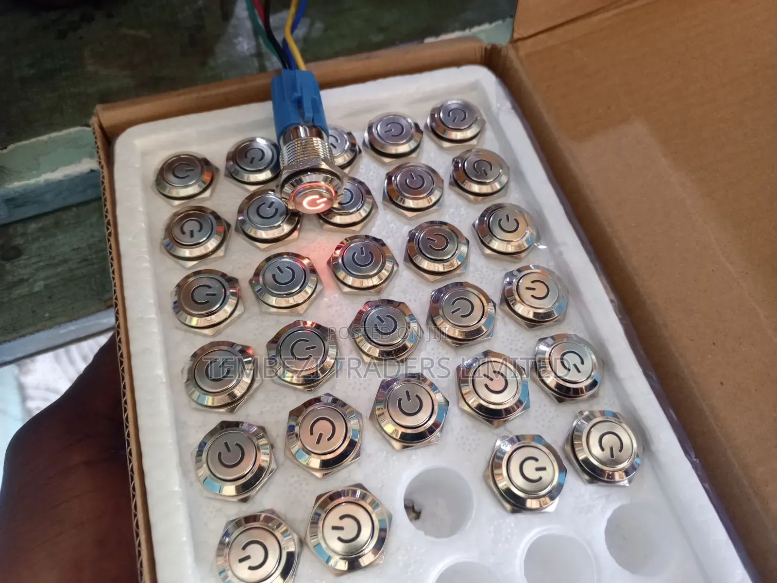 Push Button Switch With Lights