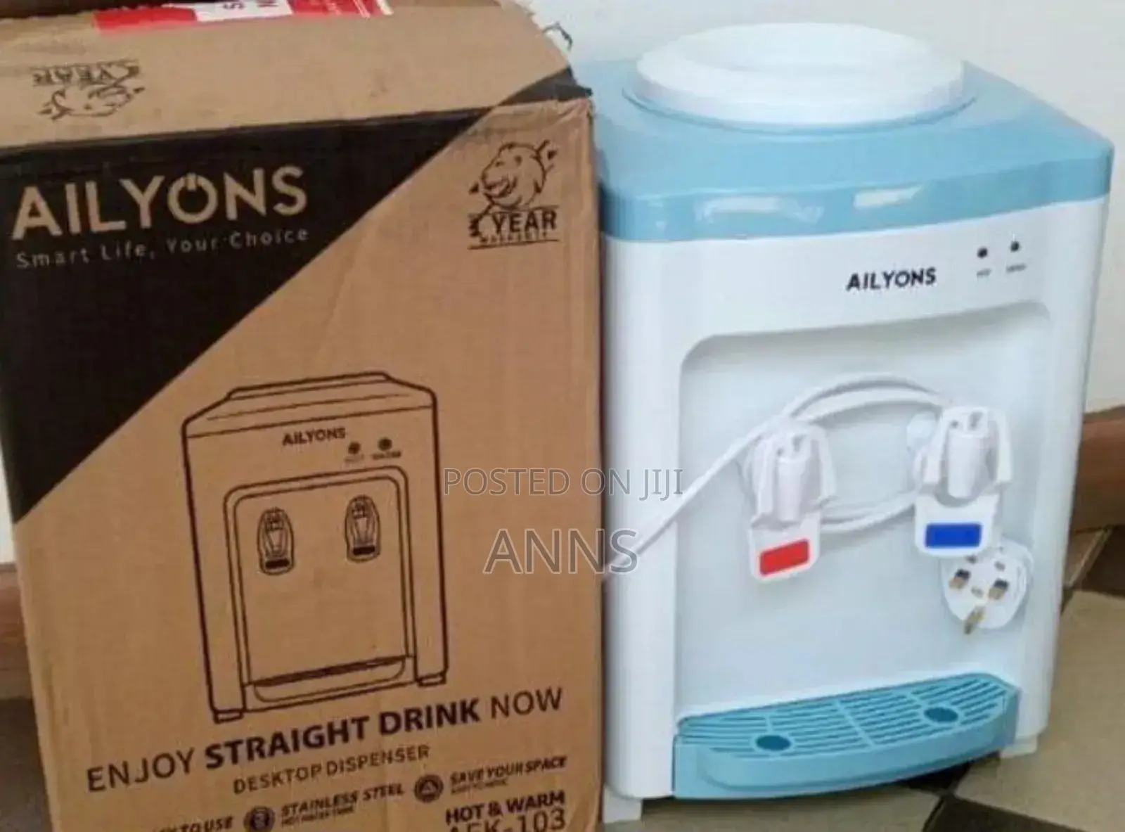 Ailyons Table Top Water Dispenser ~ Hot Warm
