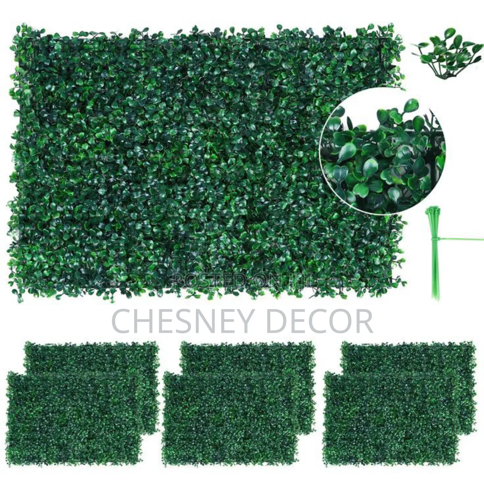Realistiic Leaf Color Hedge