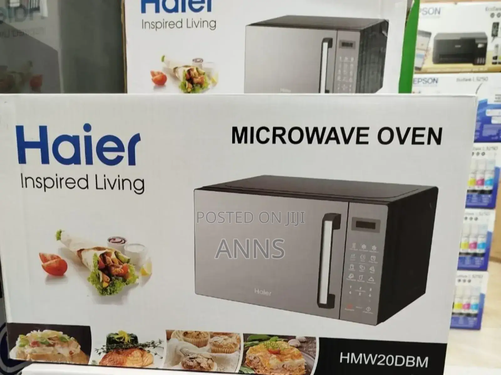 Haier 20L Silver Digital Microwave Oven
