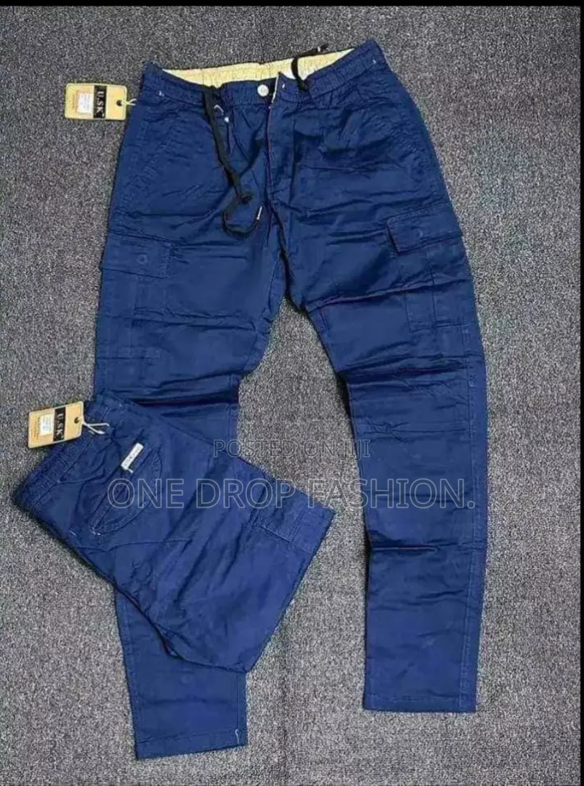 Navy Blue Cargo Pants.