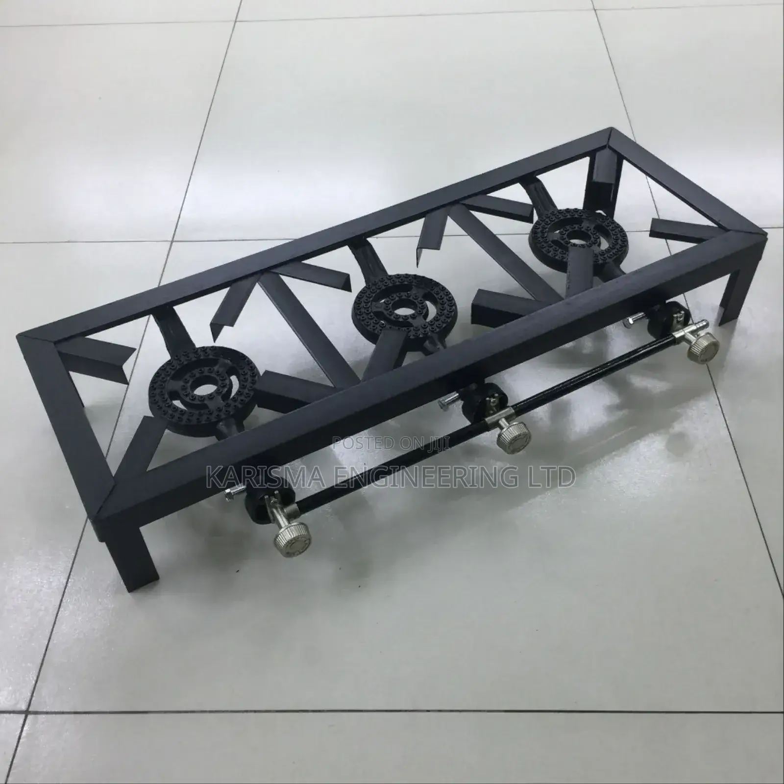 Heavy Duty Mild Steel Three Burner