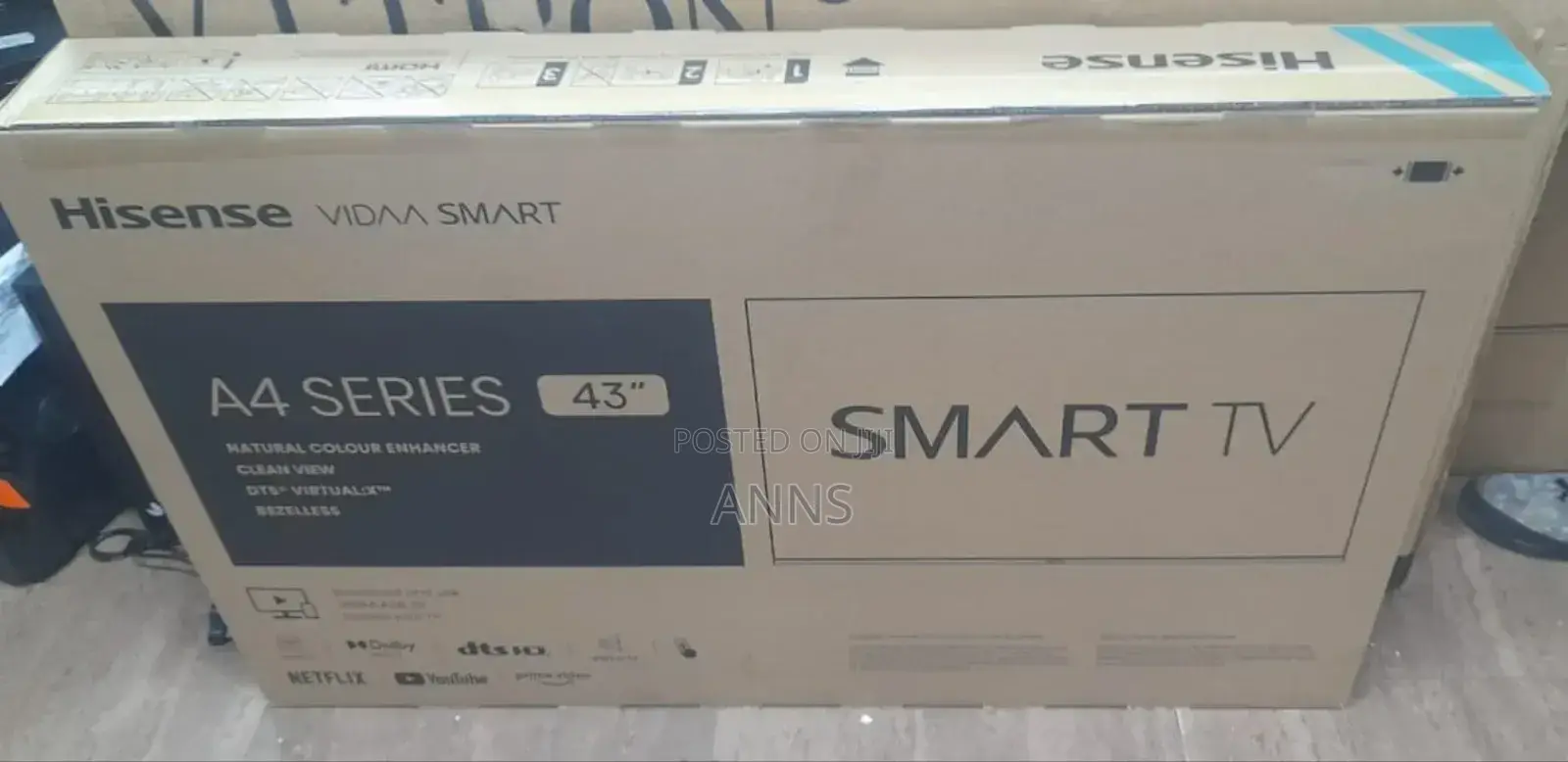 Hisense A4 ~ 43 Smart Vidaa Television