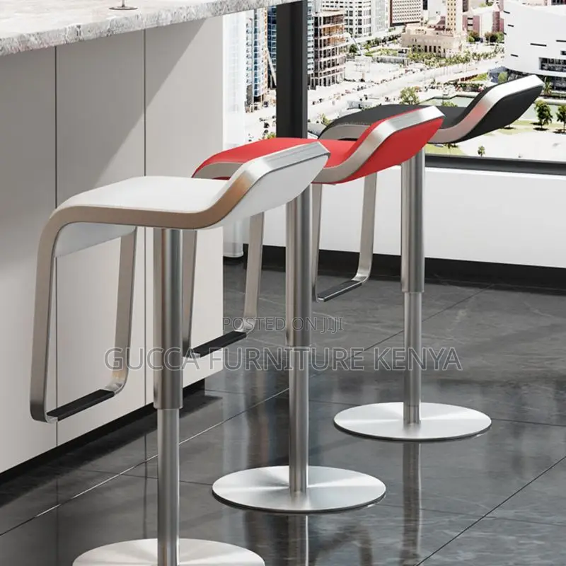 Home Chairs:Rotatable Horse Seat Bar Stool With Back