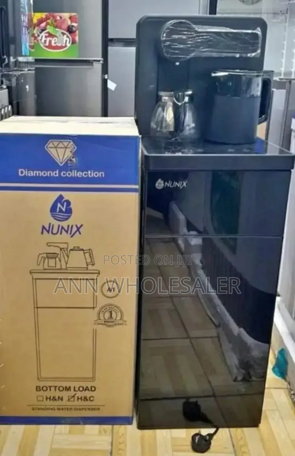 Black -Nunix Hot and Cold (A1C) - Bottom Load