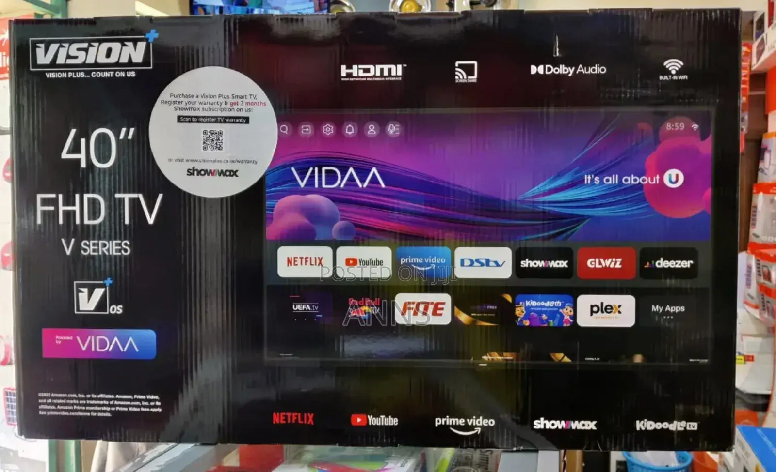 Vision 40" Best Vidaa Television