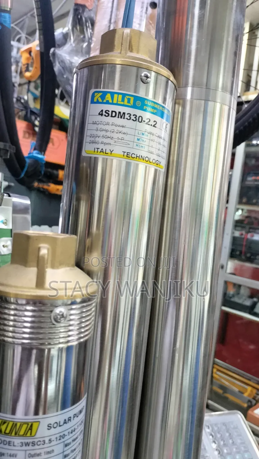 3hp Kailo Submersible Water Pump