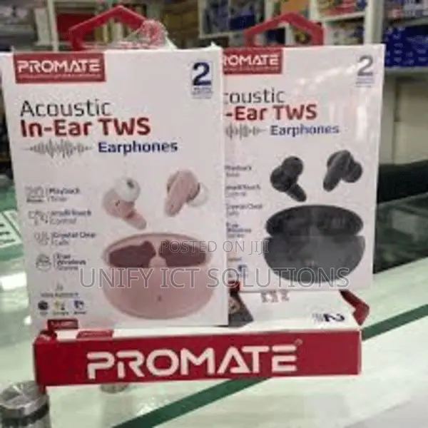 Promate Acoustic in-Ear TWS Bluetooth HD Earphones