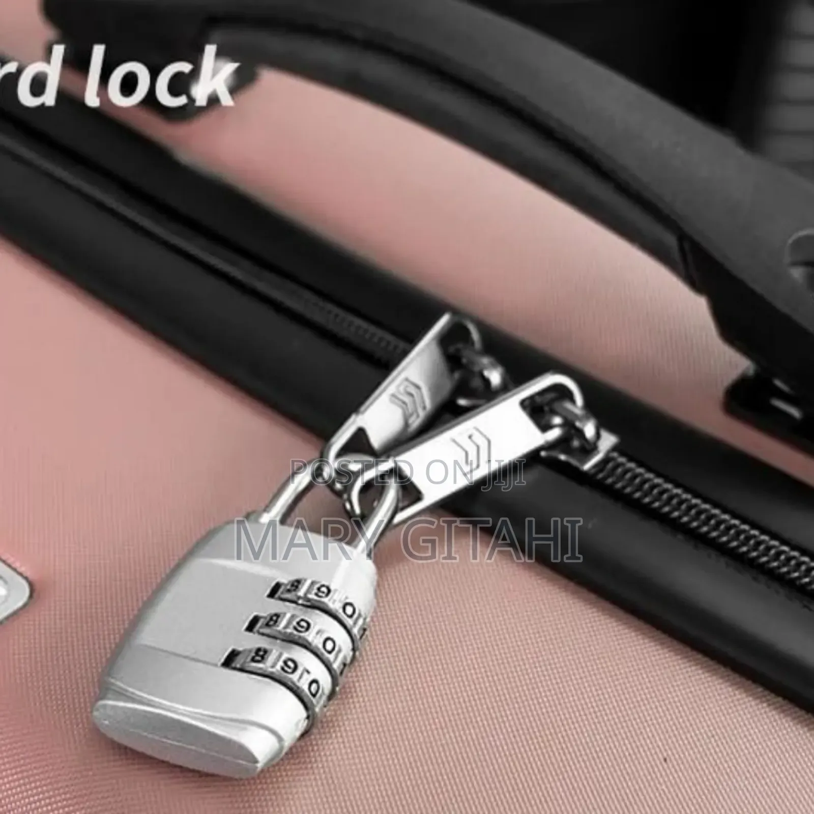 4 Dial Digits Code Number Password Combination Padlock at 