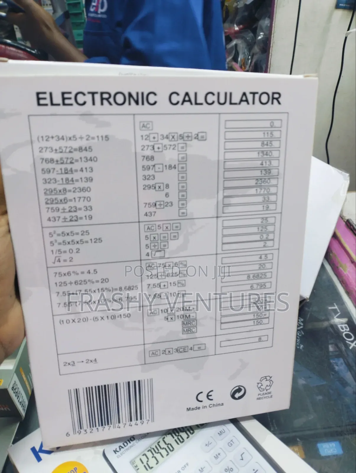 CT8855 Electronic Calculator.