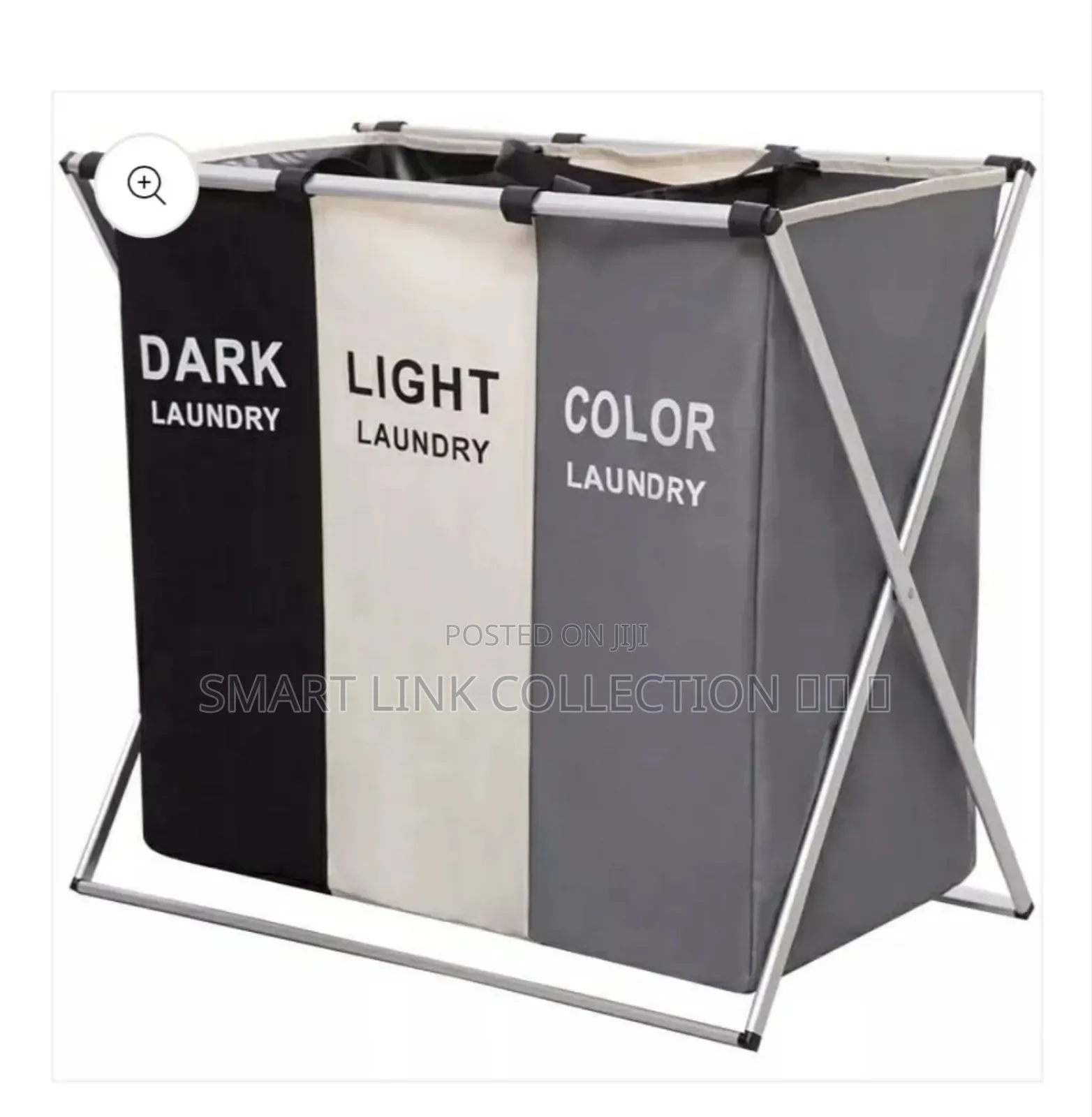 3 Grid Foldable Laundry Basket 