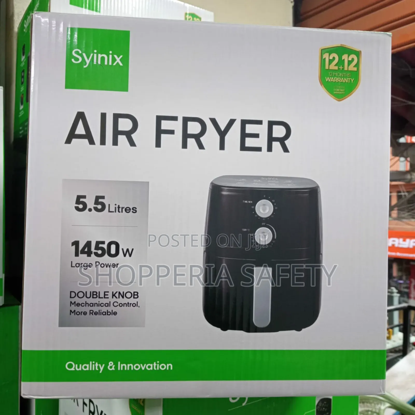 Syinix Air Fryer 5.5 Litres